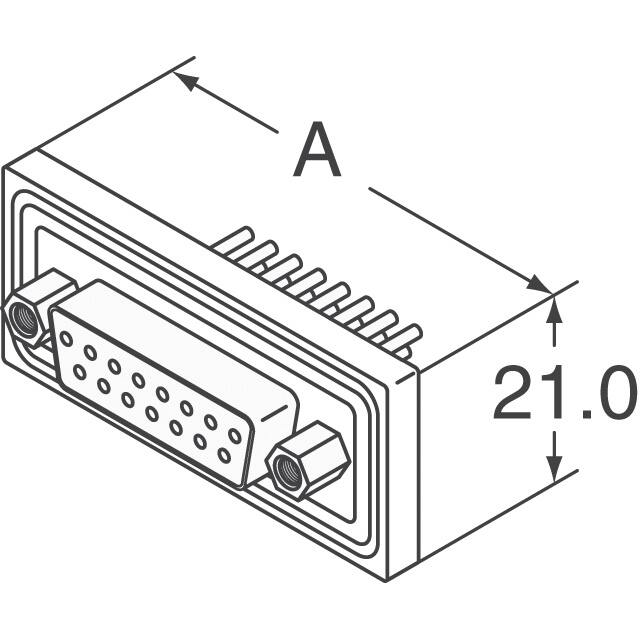 A-DF 15 PP-WP Assmann WSW Components  Ensembles de connecteurs D-Sub
